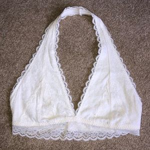 Golly Hicks Longline Lace Halter Bralette